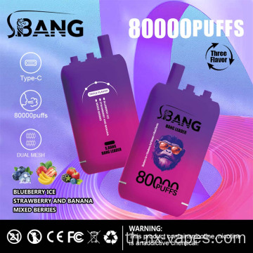 Bang Leader 80000 พัฟแบบใช้แล้วทิ้ง vape